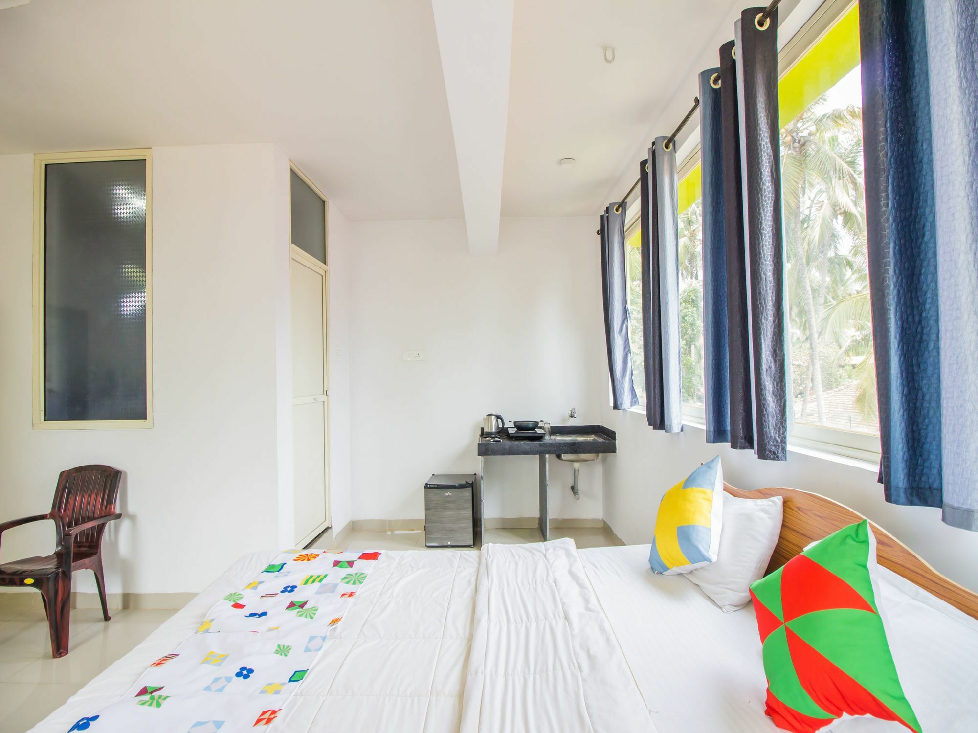 Beach Facing Studio Morjim Bagian luar foto